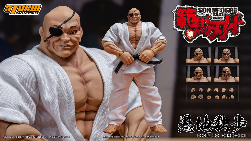 BAKI HANMA: SON OF OGRE - DOPPO OROCHI ACTION FIGURE | 『範馬刃牙』 アクションフィギュア 愚地独歩