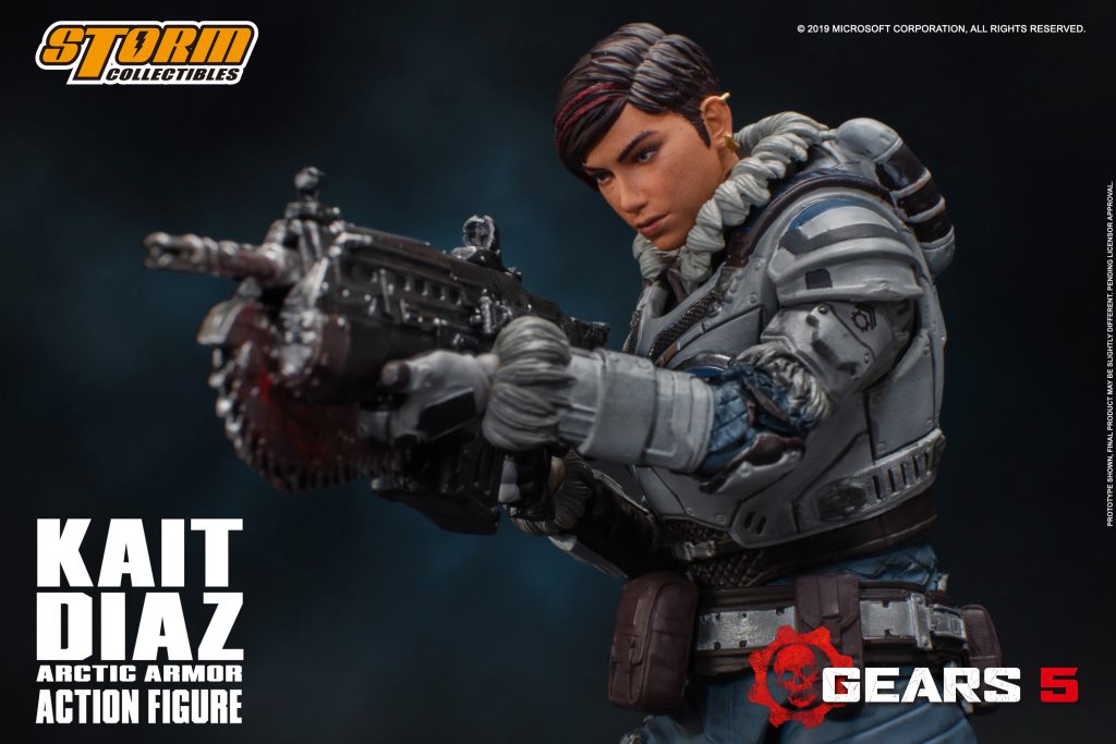 GEARS 5 - KAIT DIAZ ARCTIC ARMOR ACTION FIGURE  Gears 5 | (ギアーズ5) アクションフィギュア ケイト・ディアス アークティックアーマー