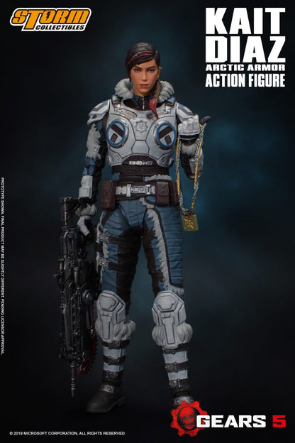 GEARS 5 - KAIT DIAZ ARCTIC ARMOR ACTION FIGURE  Gears 5 | (ギアーズ5) アクションフィギュア ケイト・ディアス アークティックアーマー