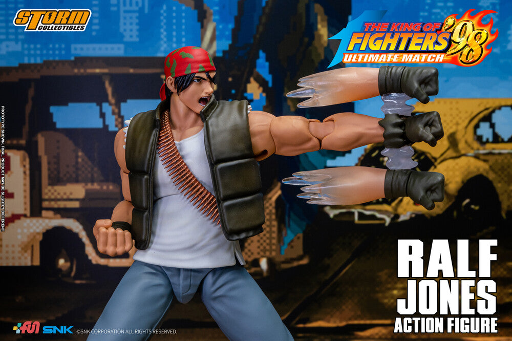 THE KING OF FIGHTERS ’98 ULTIMATE MATCH RALF JONES ACTION FIGURE | ザ・キング・オブ・ファイターズ '98 アルティメットマッチ アクションフィギュア ラルフ・ジョーンズ