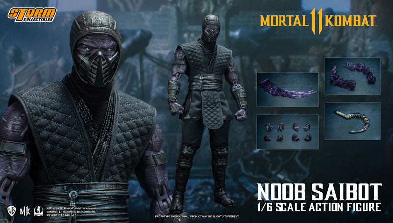 MORTAL KOMBAT11 1/6 SCALE ACTION FIGURE NOOB SAIBOT | モータルコンバット11 1/6 アクションフィギュア ヌーブ・サイボット