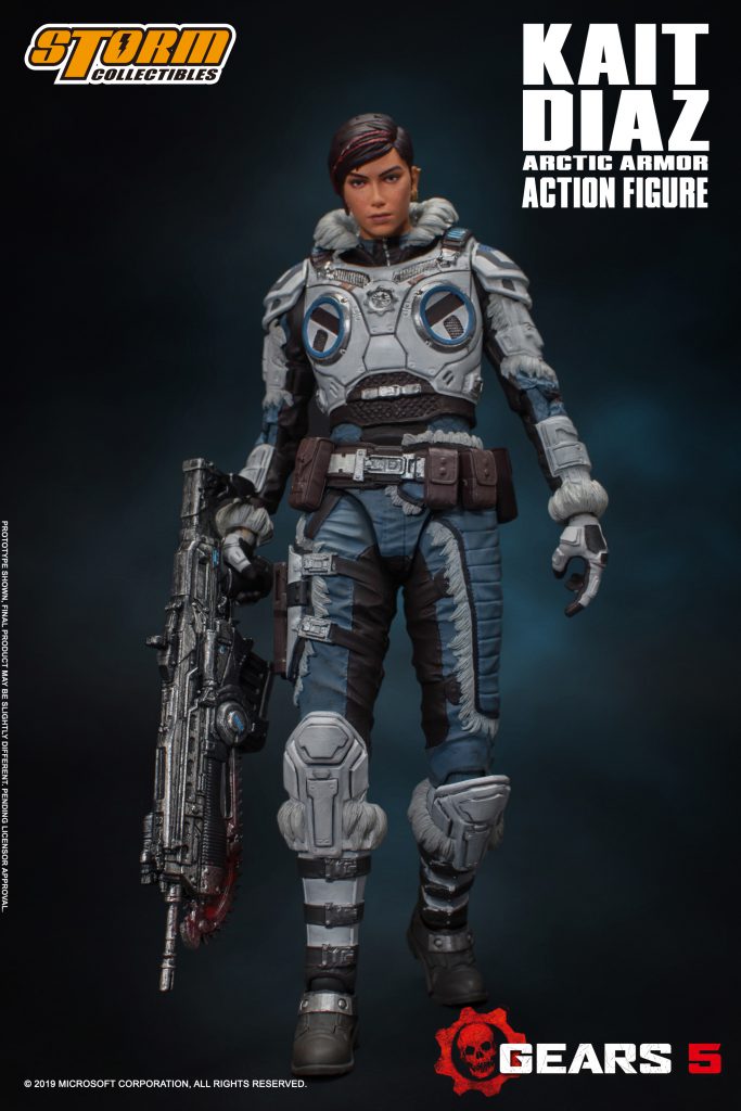 GEARS 5 - KAIT DIAZ ARCTIC ARMOR ACTION FIGURE  Gears 5 | (ギアーズ5) アクションフィギュア ケイト・ディアス アークティックアーマー