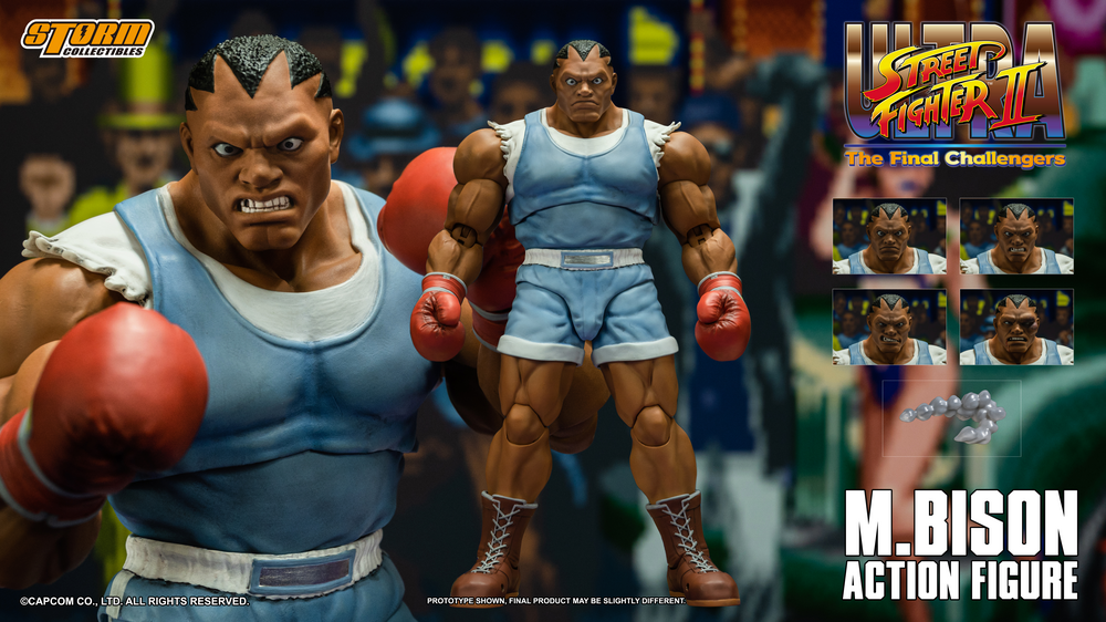 ULTRA STREET FIGHTER II THE FINAL CHALLENGERS - M.BISON ACTION FIGURE | ウルトラストリートファイターII ザ・ファイナルチャレンジャーズ アクションフィギュア バイソン
