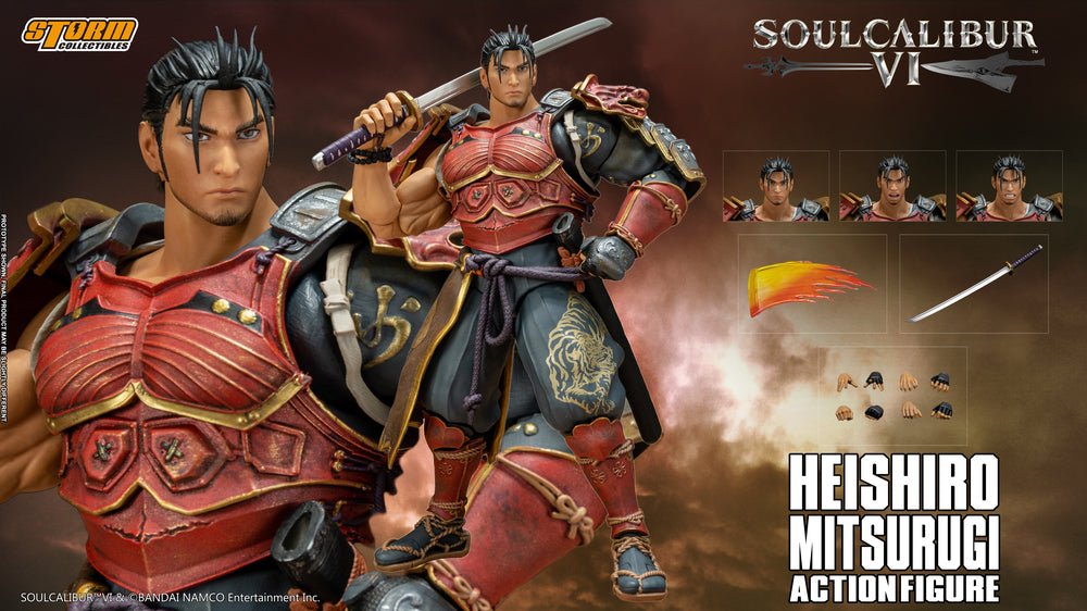 SOULCALIBUR VI - HEISHIRO MITSURUGI ACTION FIGURE SOULCALIBUR VI | アクションフィギュア 御剣平四郎