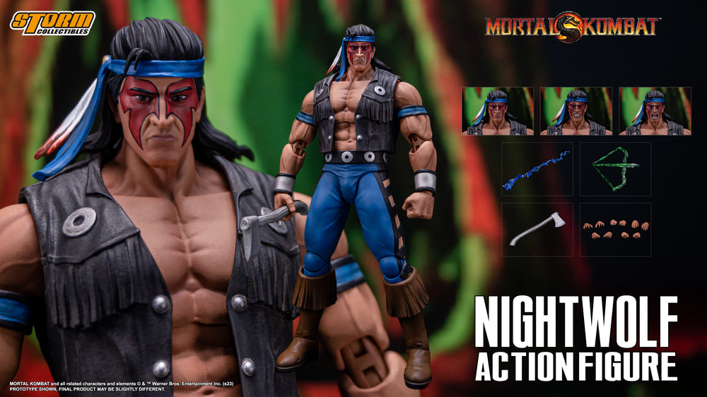MORTAL KOMBAT 1/12 SCALE ACTION FIGURE NIGHTWOLF | モータルコンバット アクションフィギュア ナイトウルフ