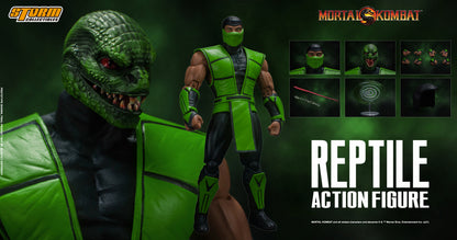 MORTAL KOMBAT 1/12 SCALE ACTION FIGURE REPTILE | モータルコンバット アクションフィギュア リープテイル