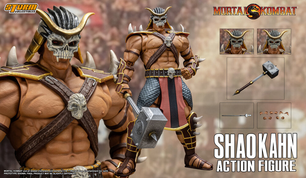 MORTAL KOMBAT 1/12 SCALE ACTION FIGURE SHAO KAHN | モータルコンバット アクションフィギュア シャオ・カーン