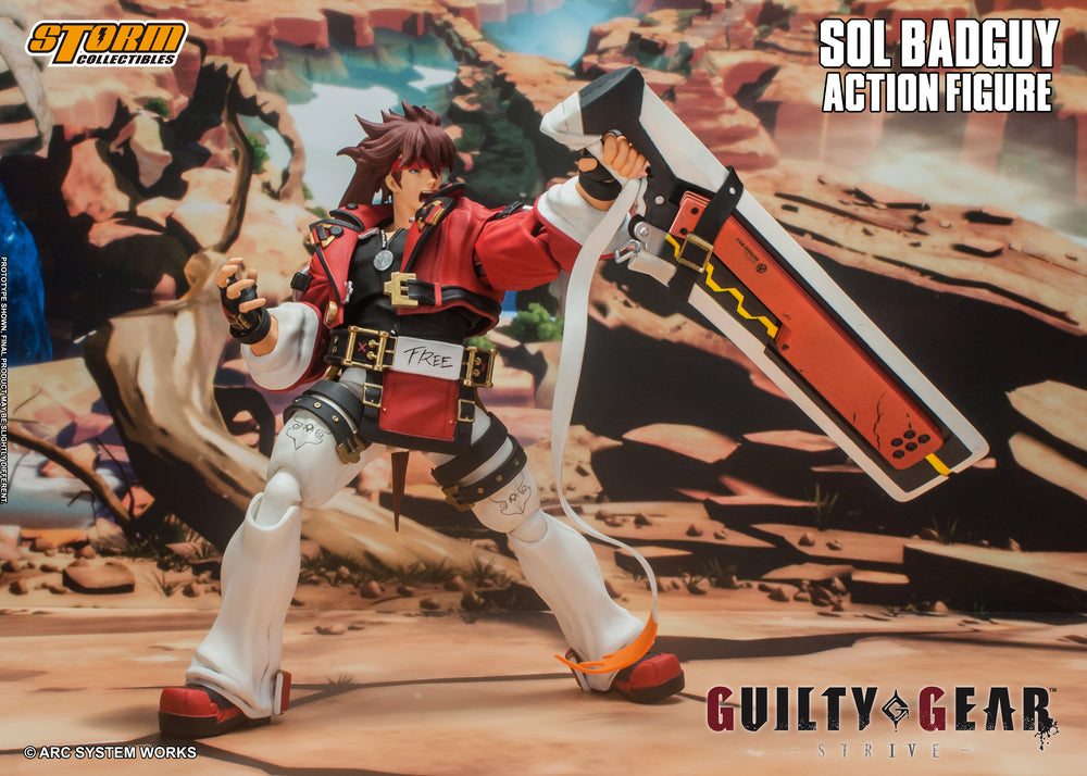 GUILTY GEAR -STRIVE- ACTION FIGURE SOL BADGUY GUILTY GEAR -STRIVE- | アクションフィギュア ソル=バッドガイ