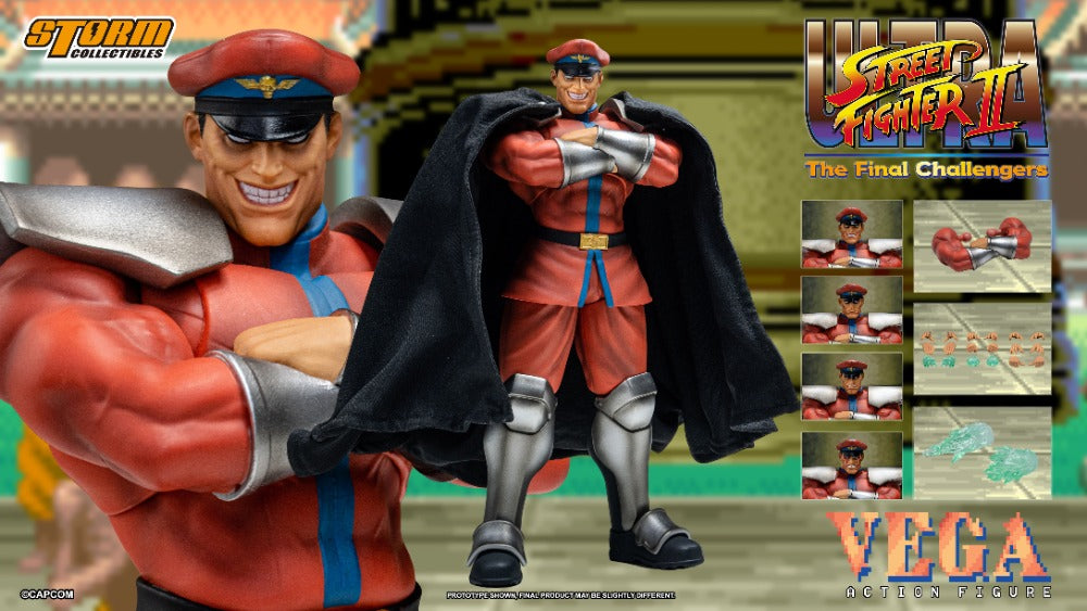 ULTRA STREET FIGHTER II THE FINAL CHALLENGERS - VEGA ACTION FIGURE | ウルトラストリートファイターII ザ・ファイナルチャレンジャーズ アクションフィギュア ベガ