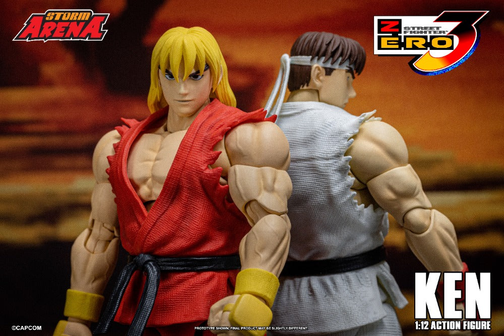 ストームアリーナ ストリートファイターZERO 3 ケン STREET FIGHTER ZERO 3 - KEN 1/12 ACTION FIGURE | ストームアリーナ